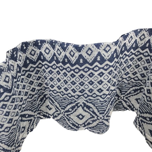 NWT Kathmandu Imports Womens Blue Contrast Hem Long Sleeve Sweater Cardigan M/L - Picture 5 of 9